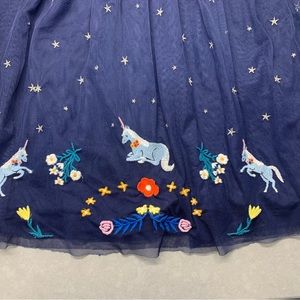 Hanna Andersson tulle girls dress with unicorns